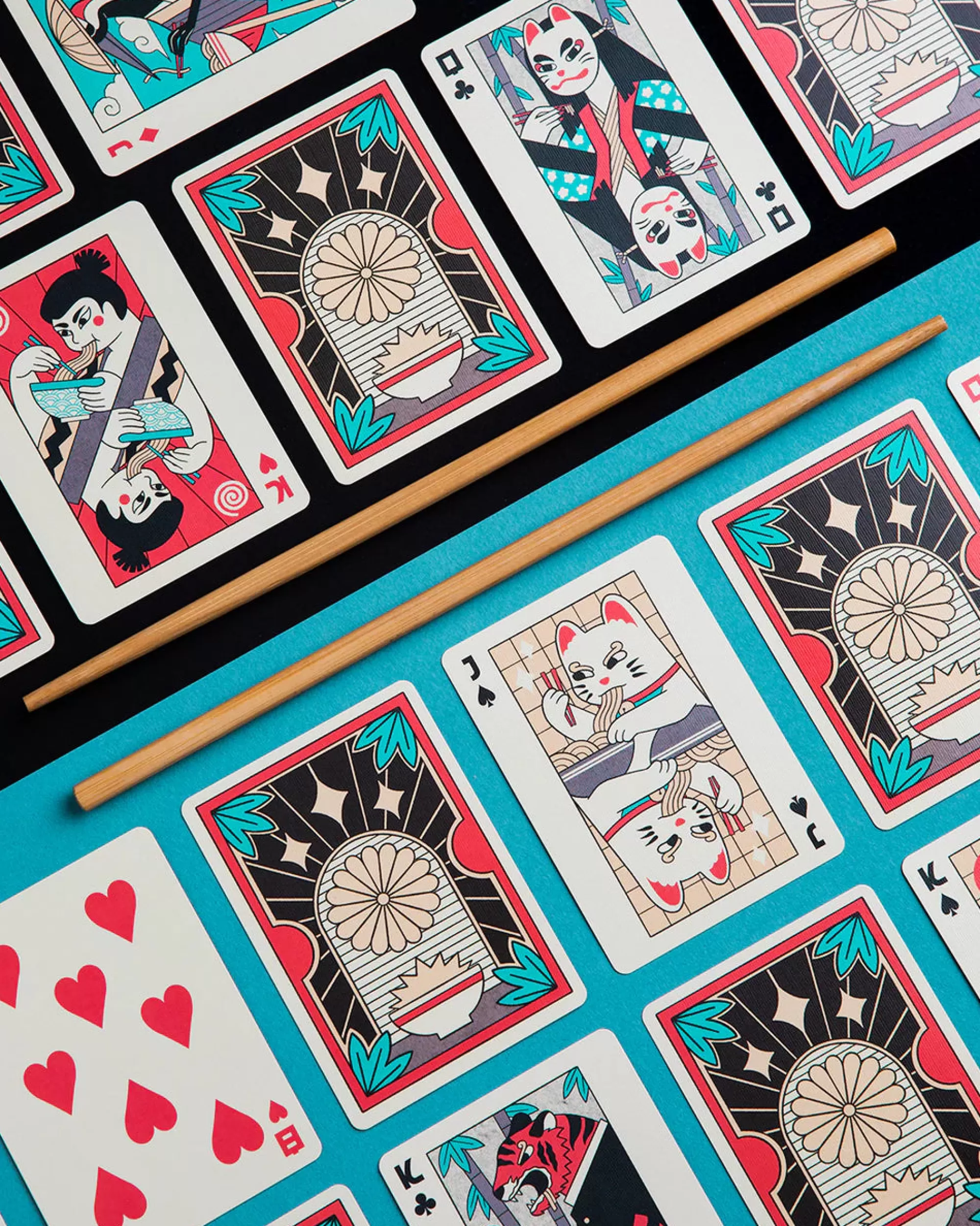 Cheap art of play : Ramen Heads Playing Cards