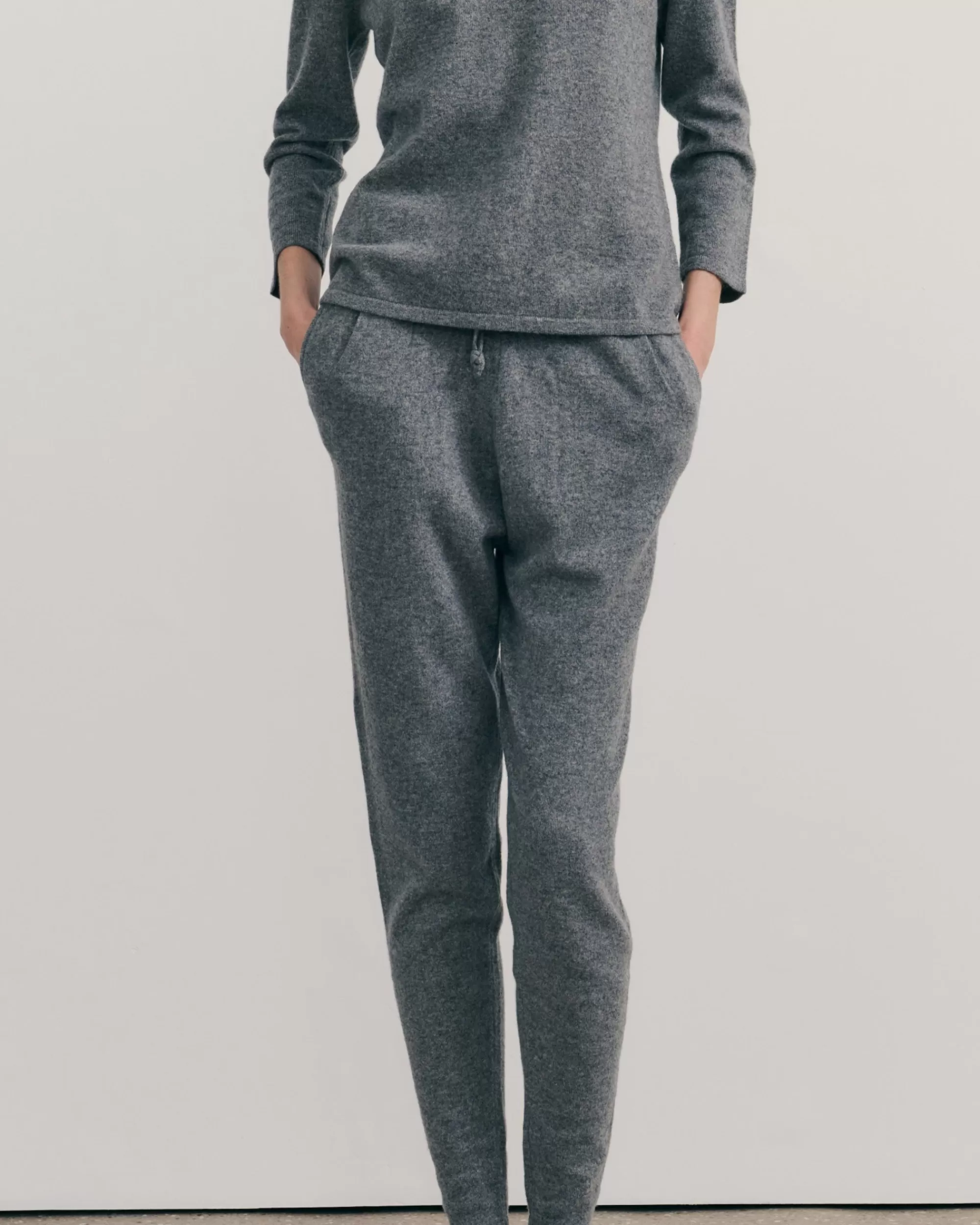 Discount cashmerism : Be Spoiled Track Pants In Mid Grey