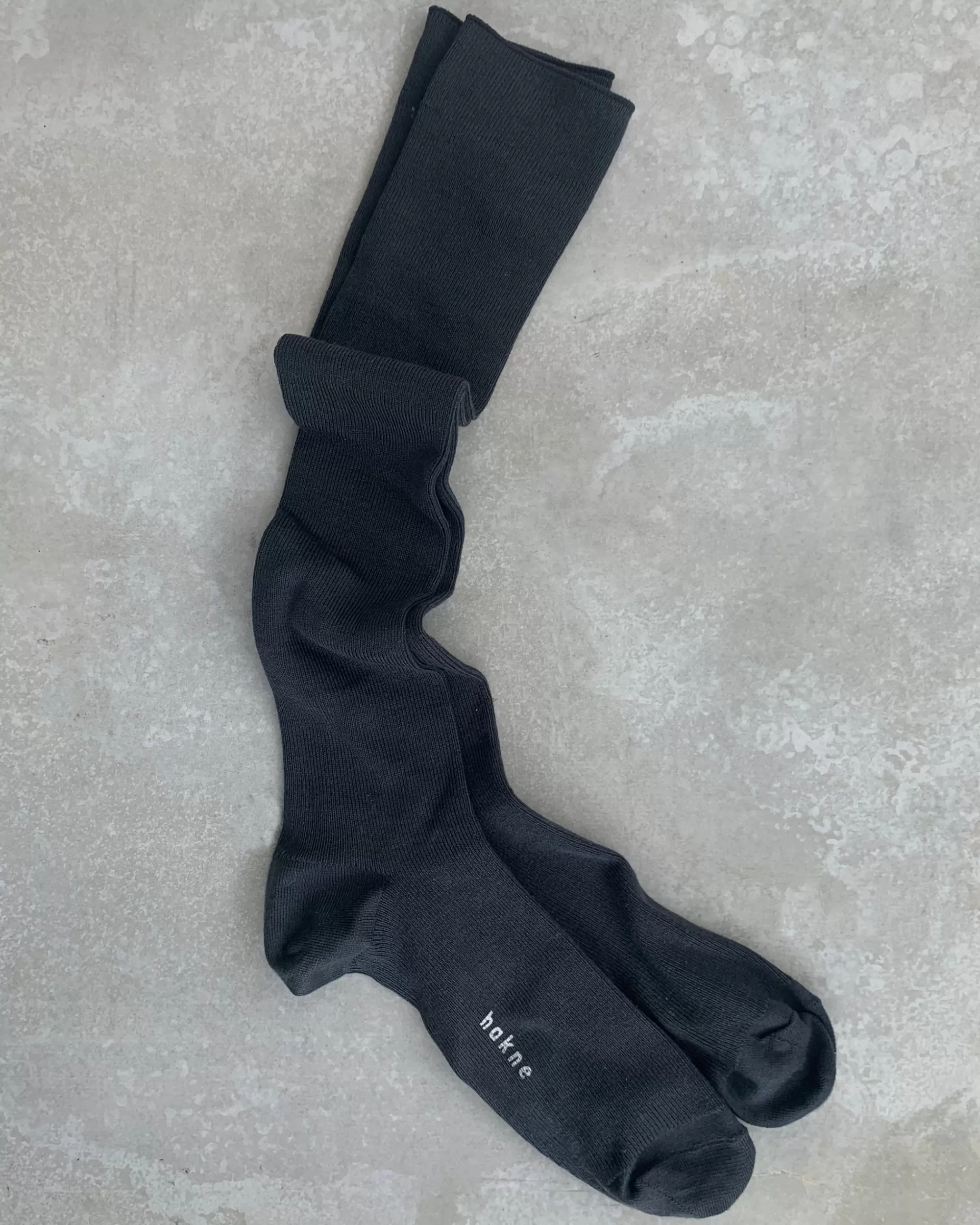 Clearance nishiguchi kutsushita Hakne : Silk Ribbed High Socks