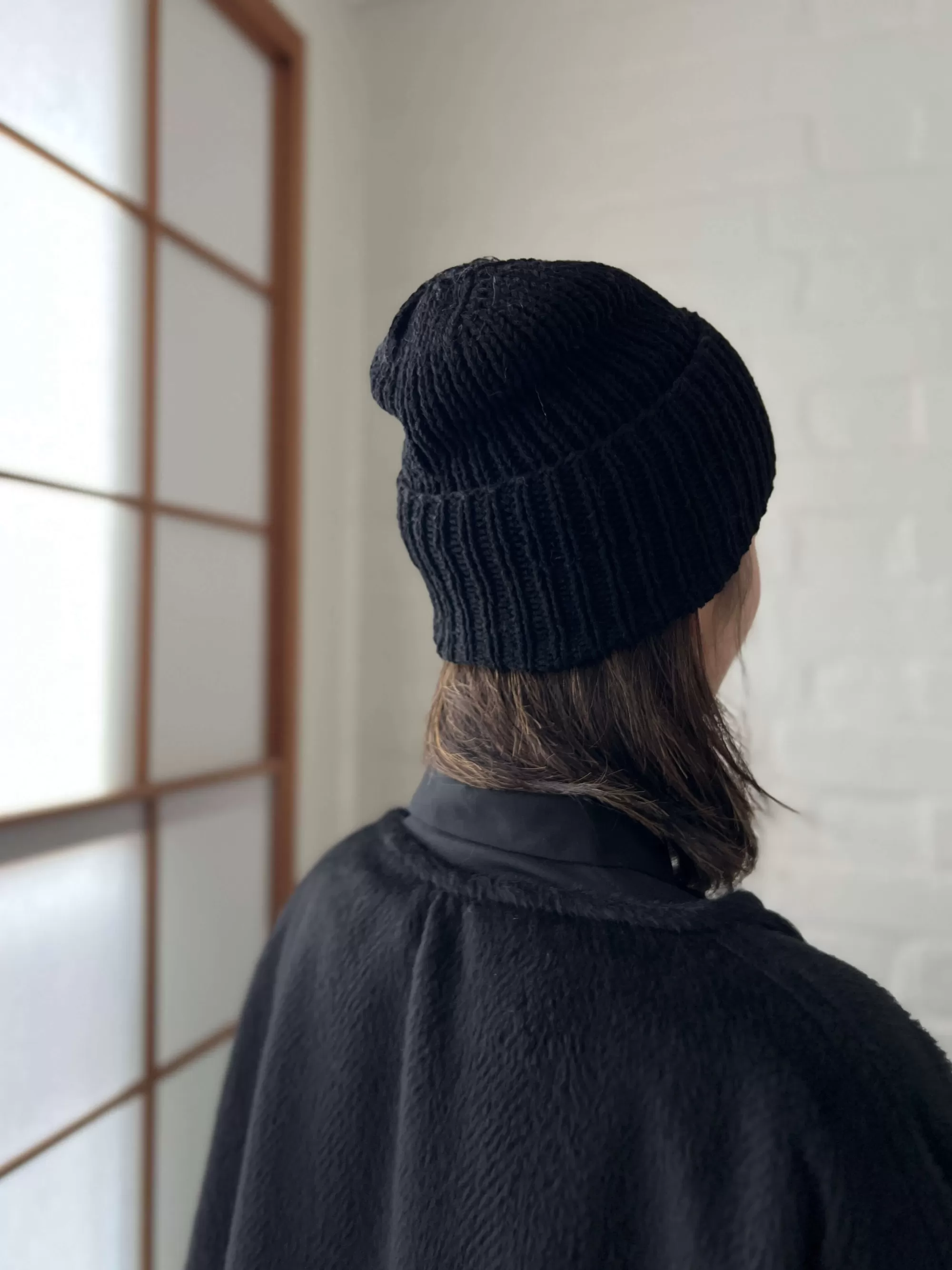 Fashion karakoram : Ribbed Wool Beanie In Carbon