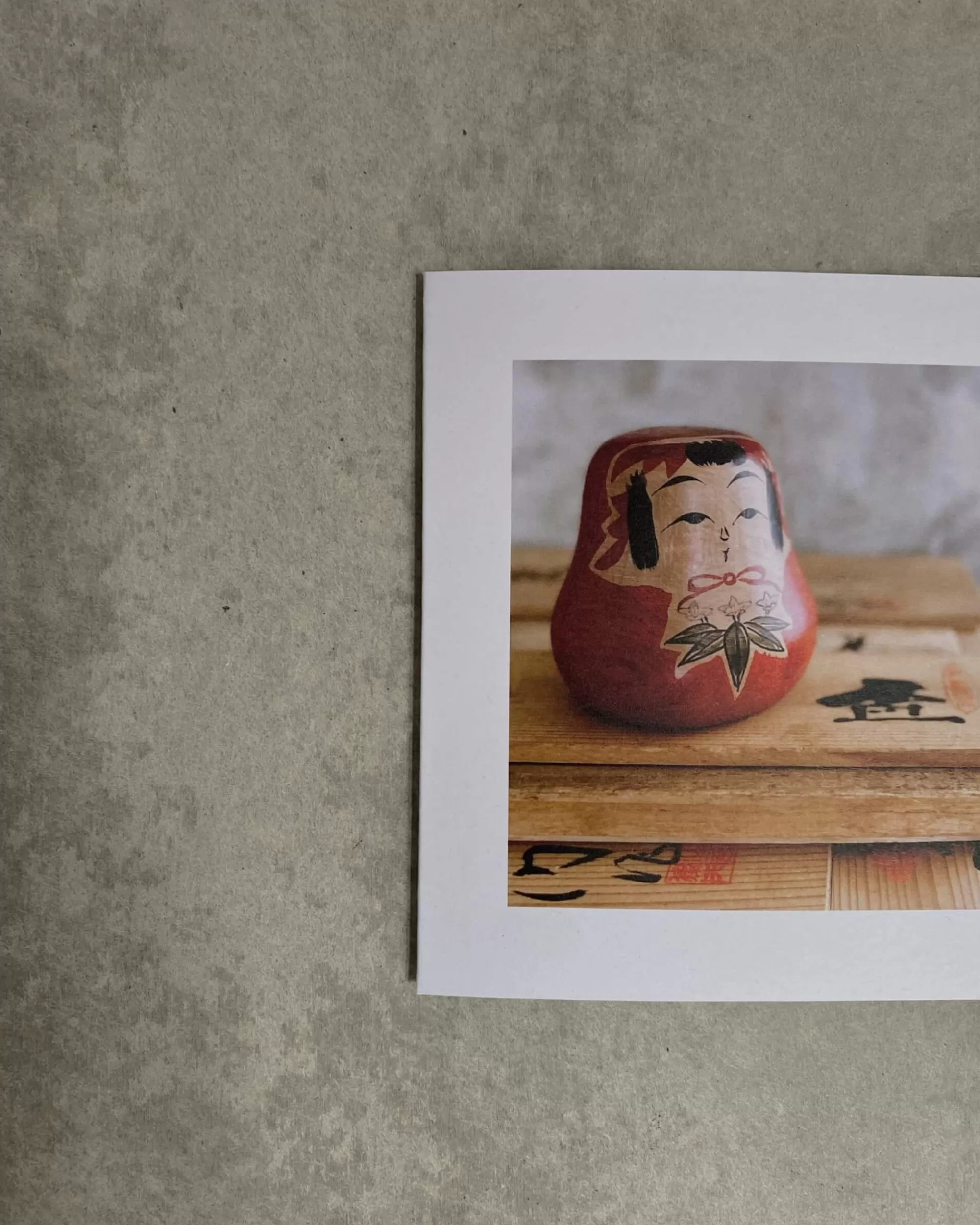 Clearance the maker Kokeshi Greeting Card : Soru