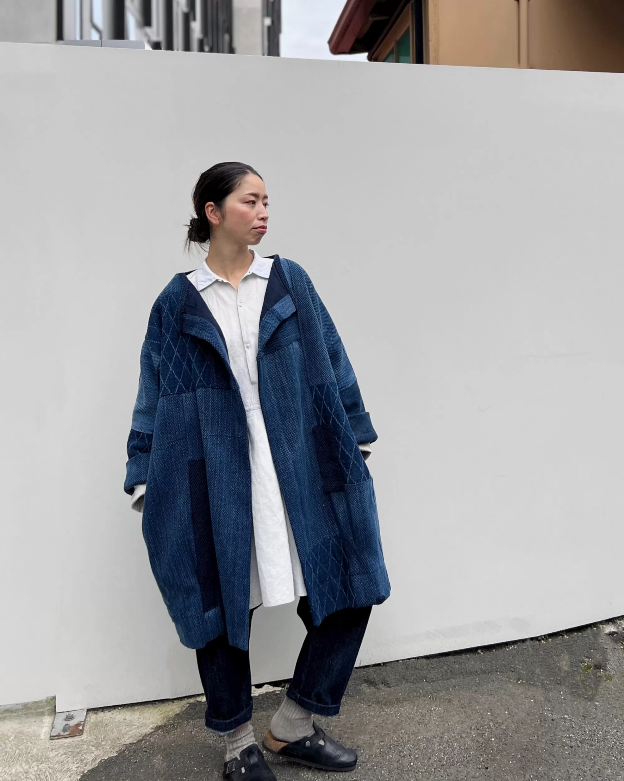 Fashion LJ struthers : Aizome Gallery Coat