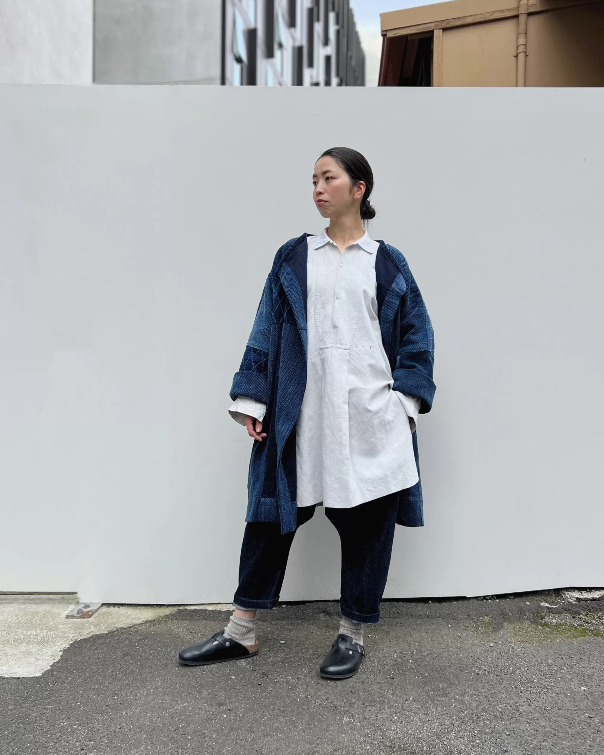 Fashion LJ struthers : Aizome Gallery Coat