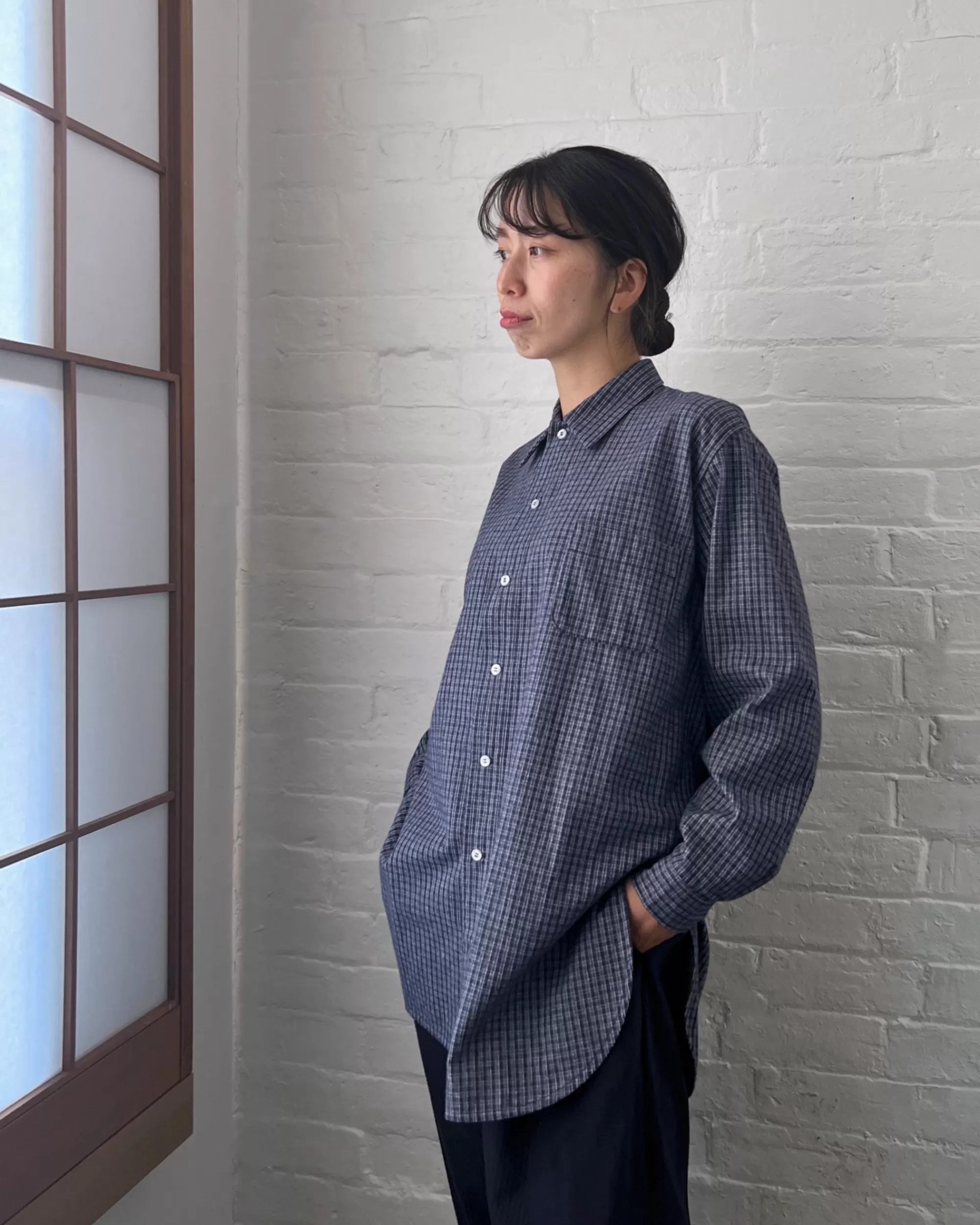 Shop LJ struthers : Brushed Cotton Shirt