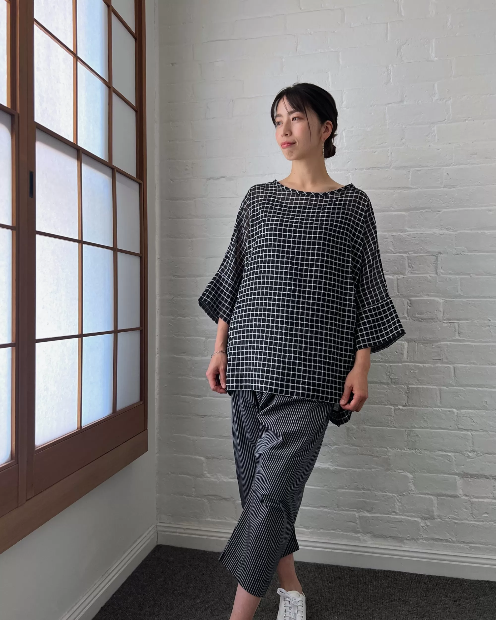 Shop LJ struthers : Check Lunar Smock