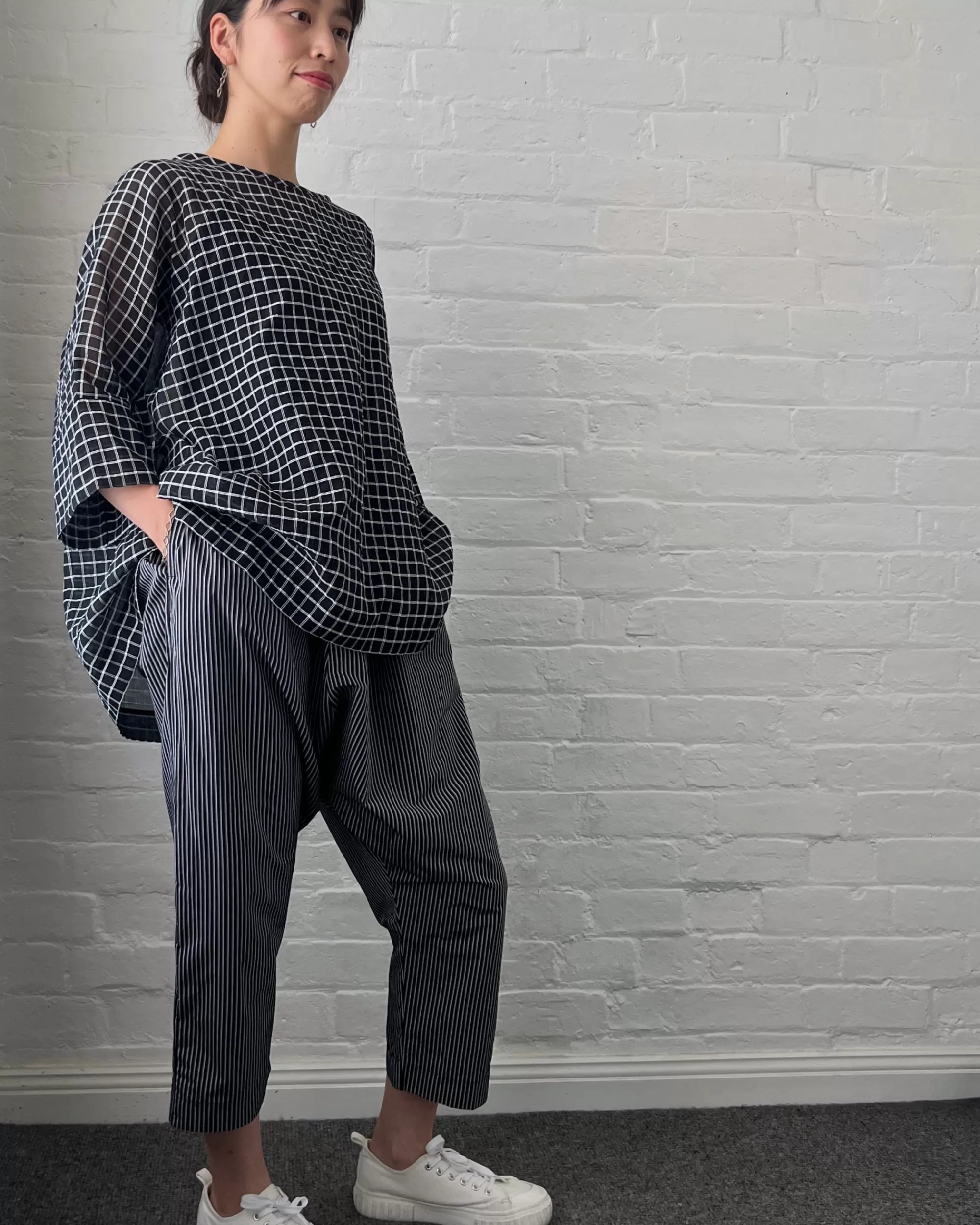 Shop LJ struthers : Check Lunar Smock