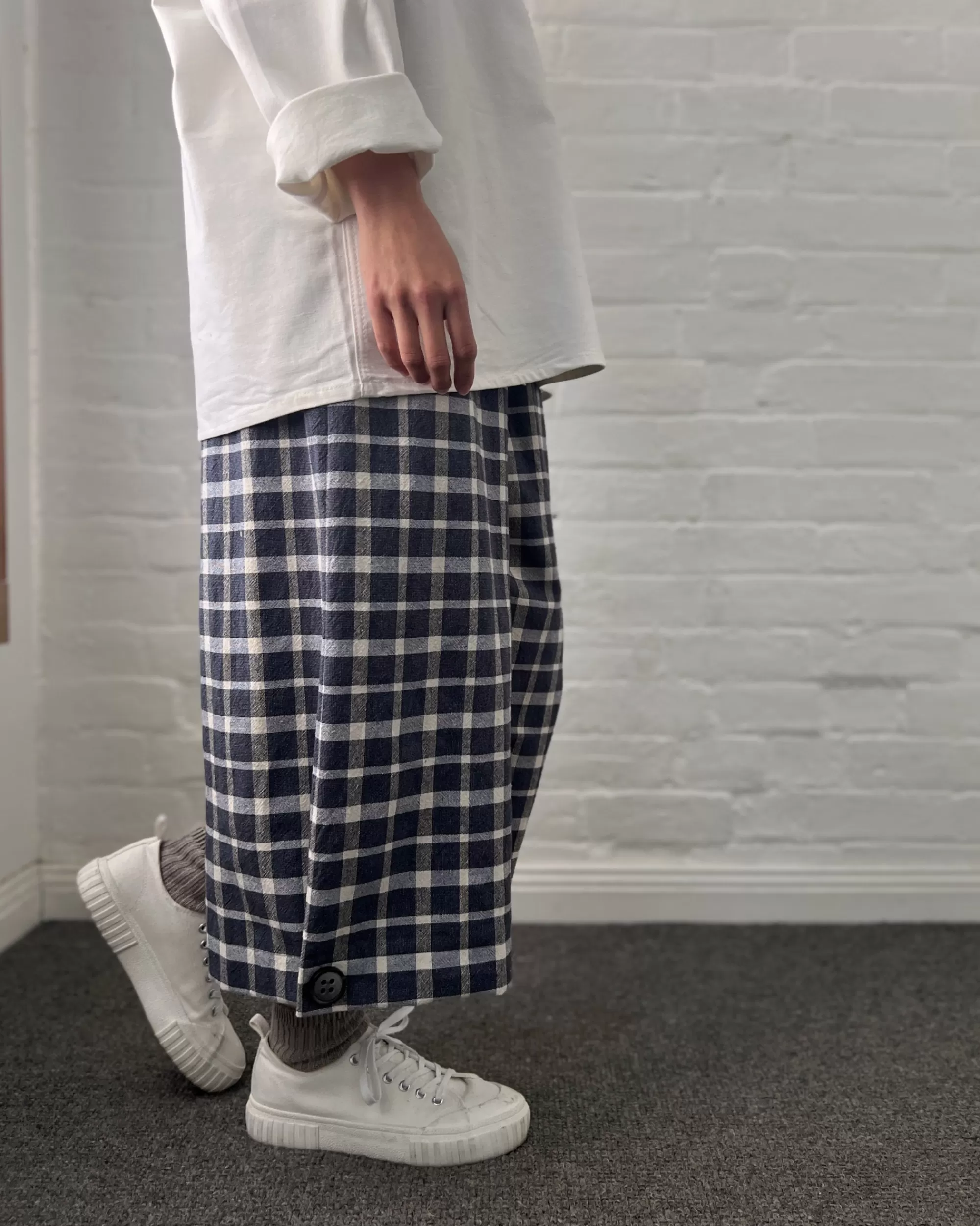 Clearance LJ struthers : Cotton Plaid Pants