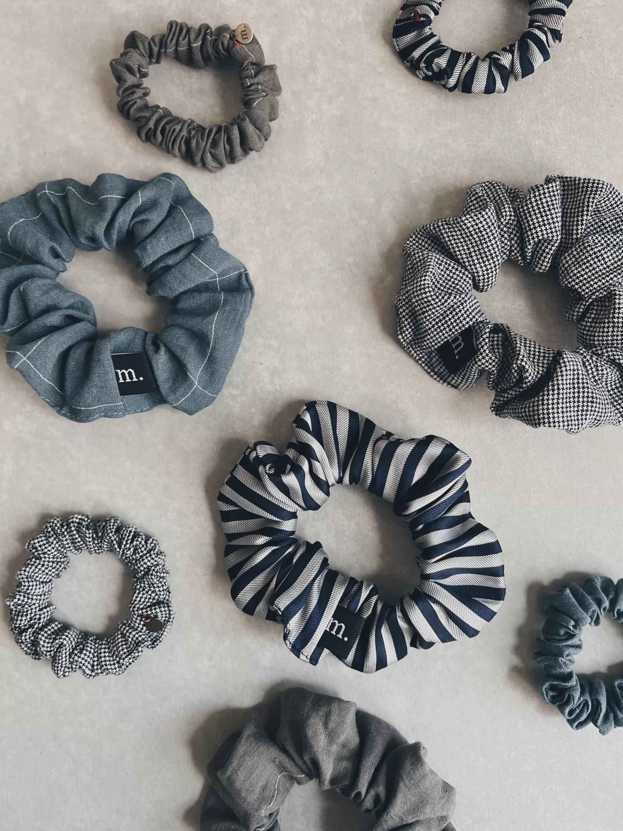 Shop the maker M' For : Striped Linen Scrunchie