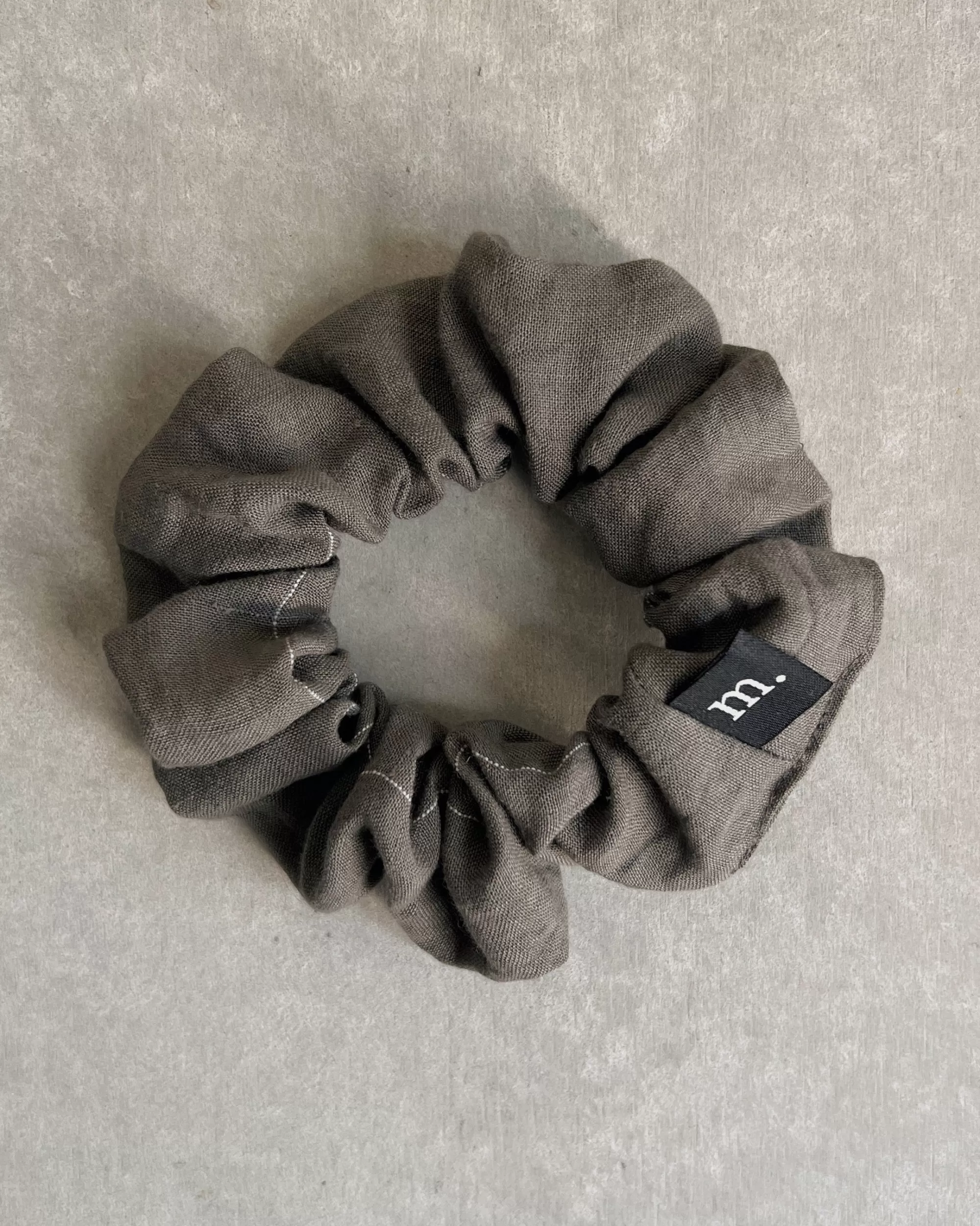 Shop the maker M' For : Striped Linen Scrunchie