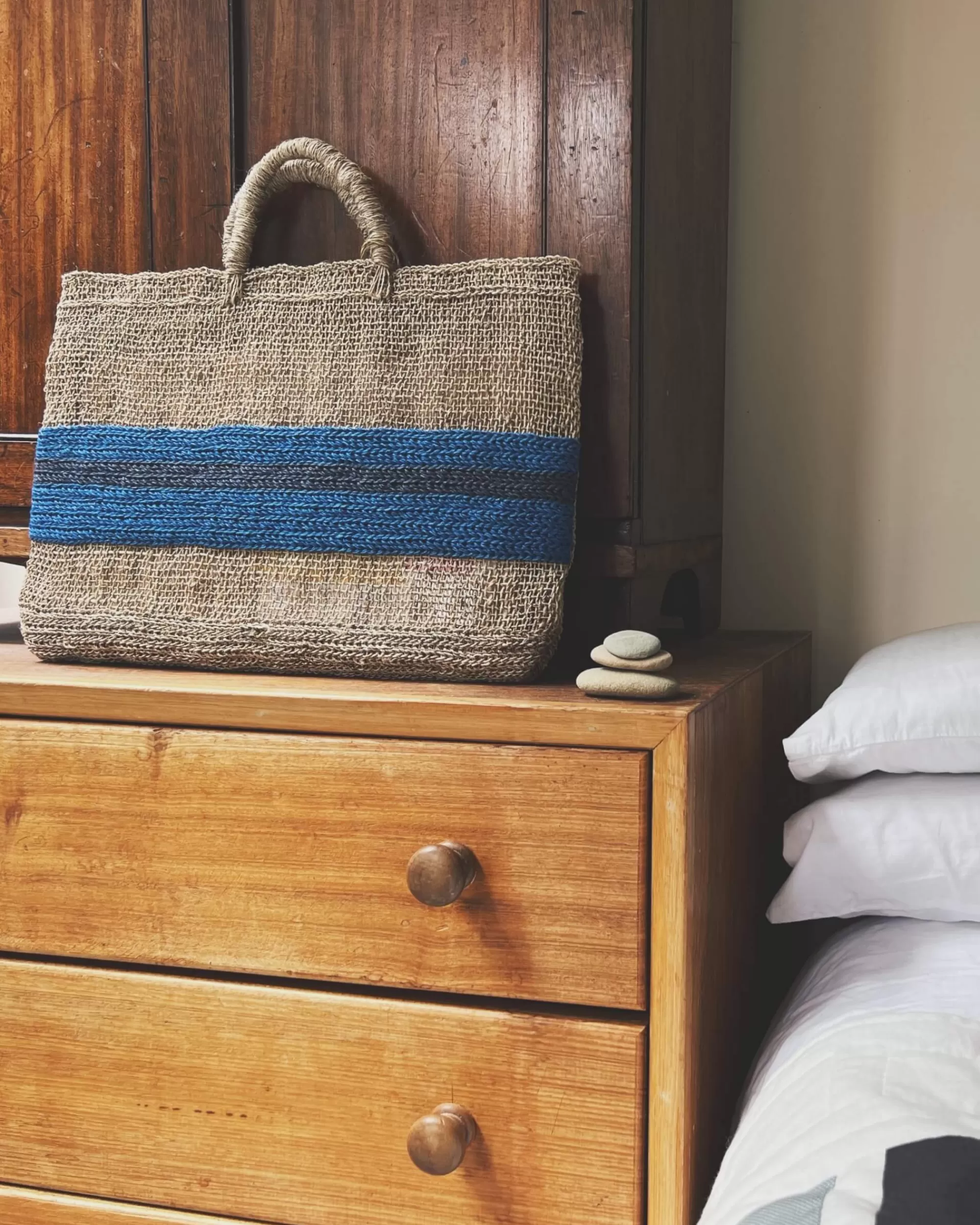 Online matka : Handwoven Ramie Tote