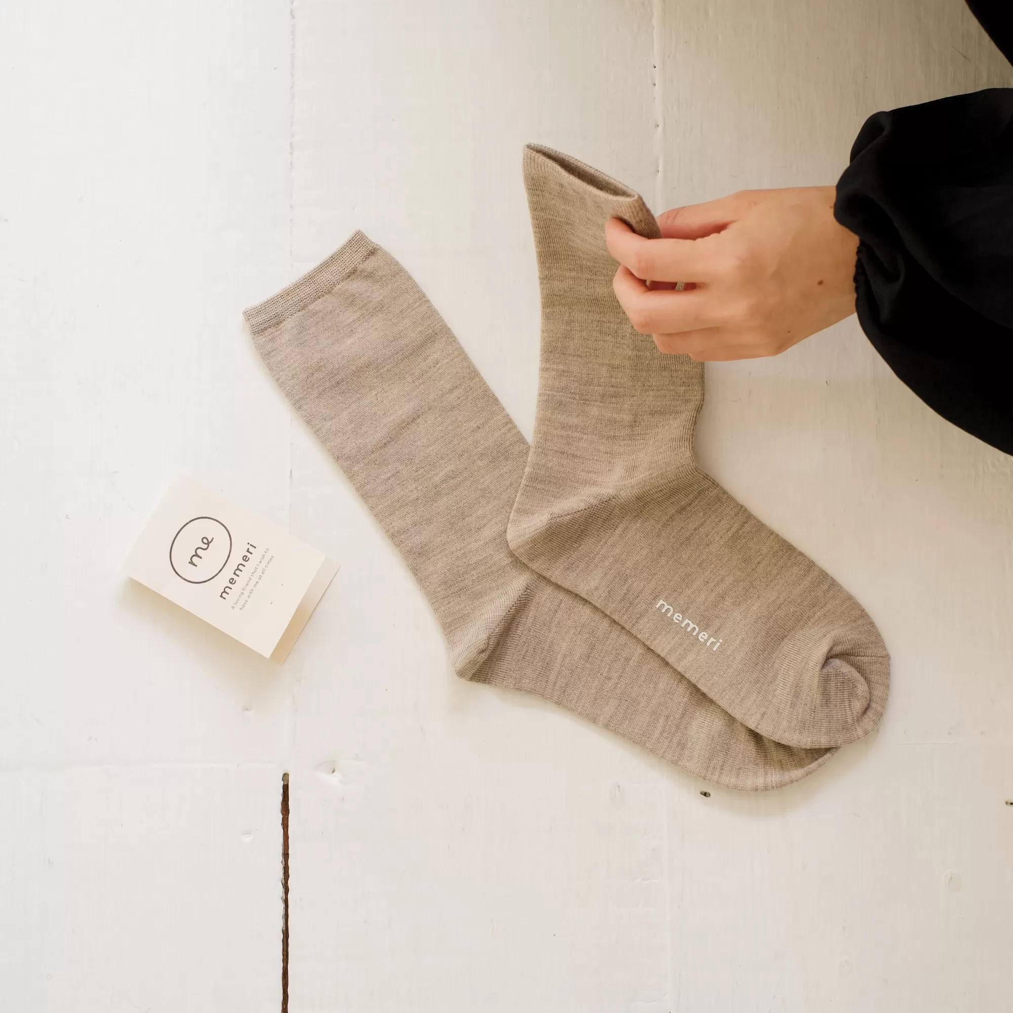 Sale nishiguchi kutsushita Memeri : Merino Wool Socks