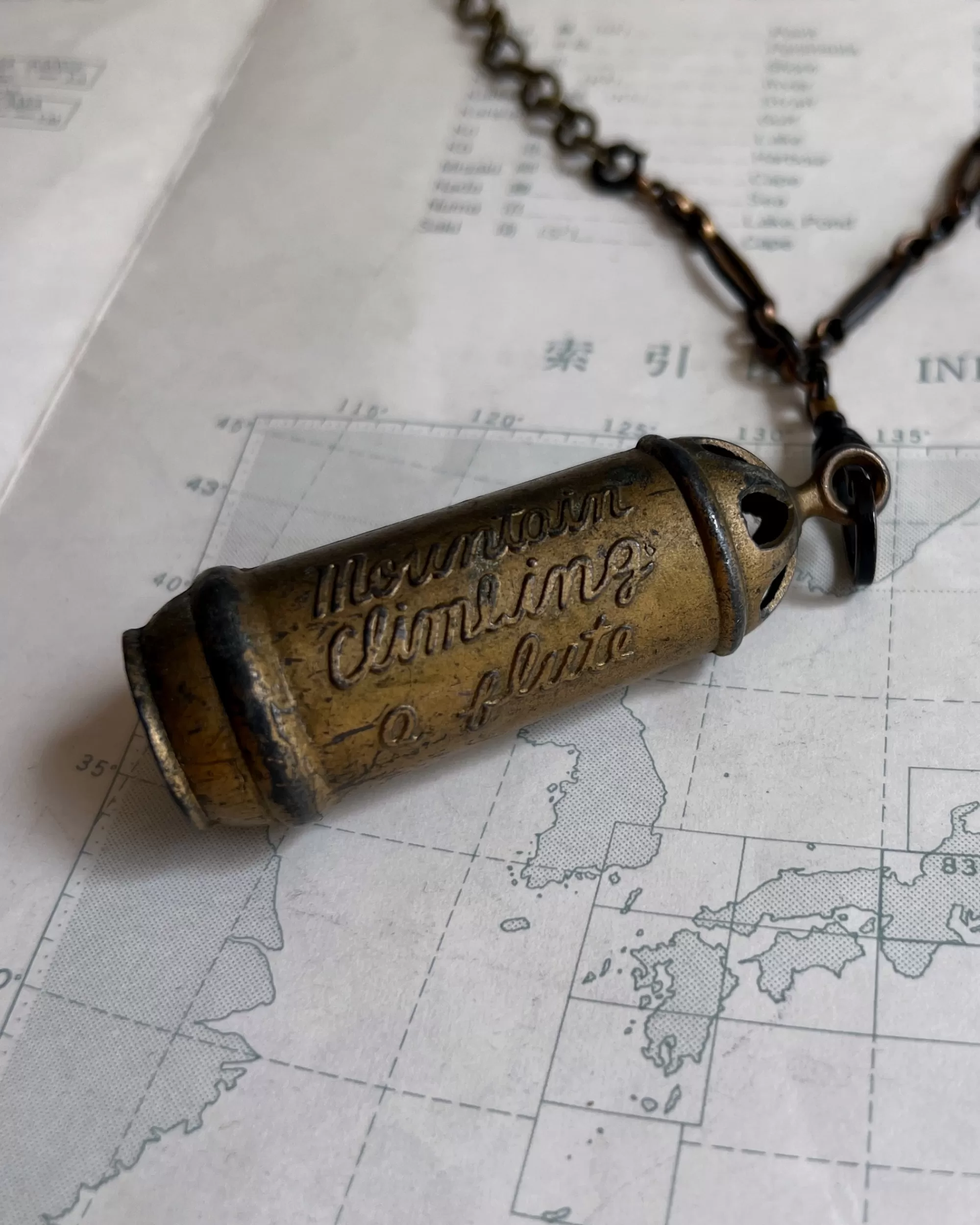 Fashion modern marcel : Vintage Whistle Necklace