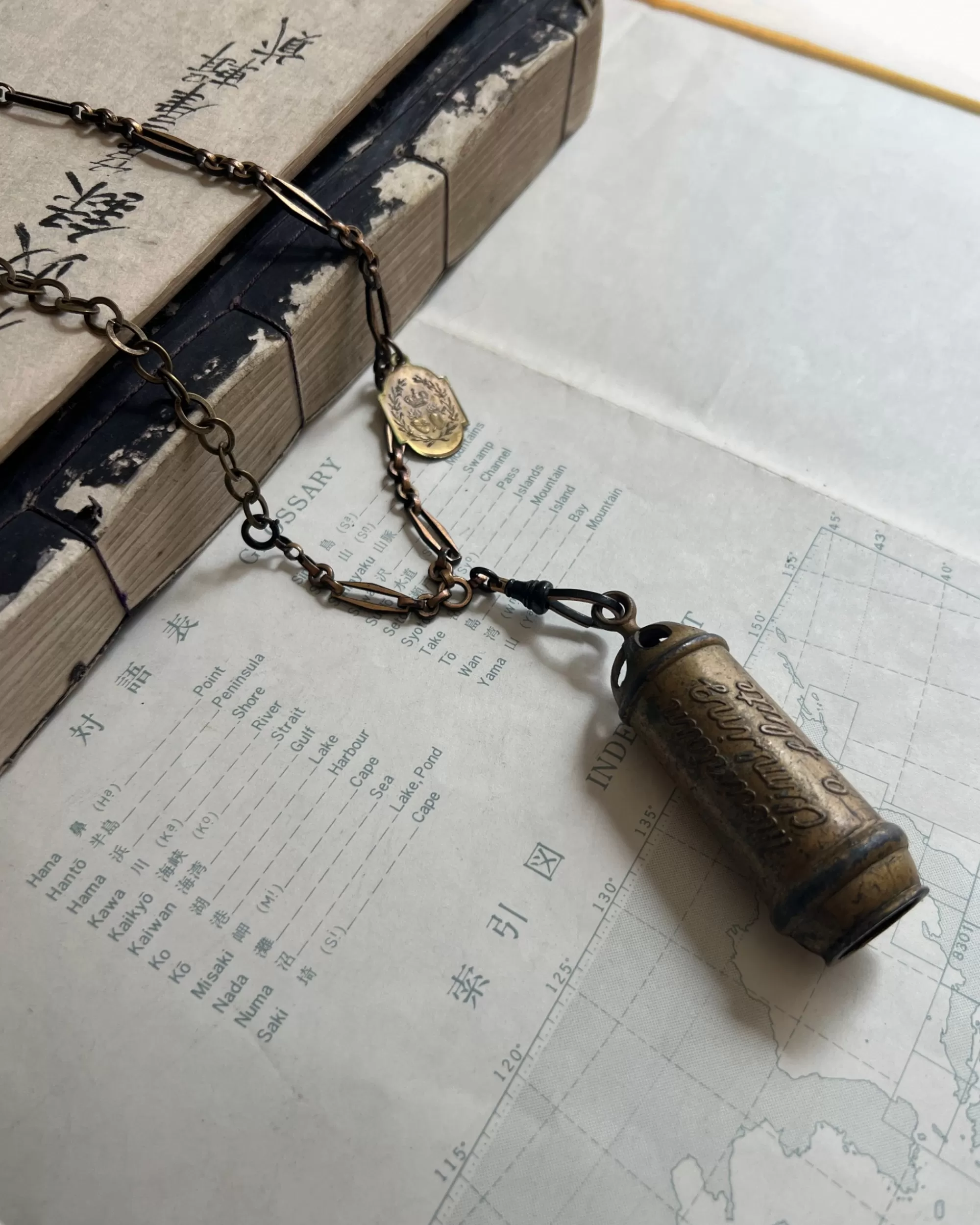 Fashion modern marcel : Vintage Whistle Necklace