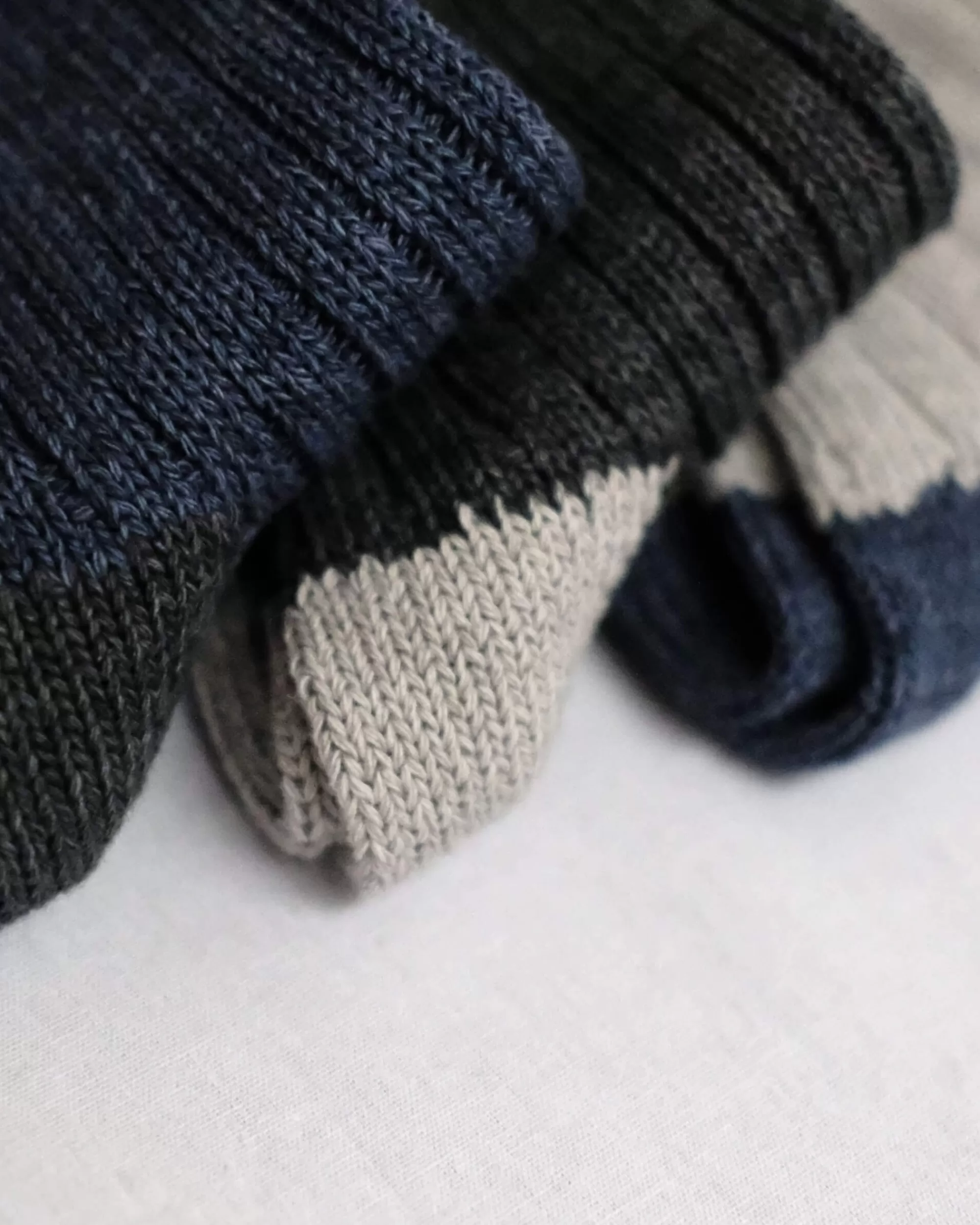 Fashion nishiguchi kutsushita : Boston Cotton Ribbed Sock