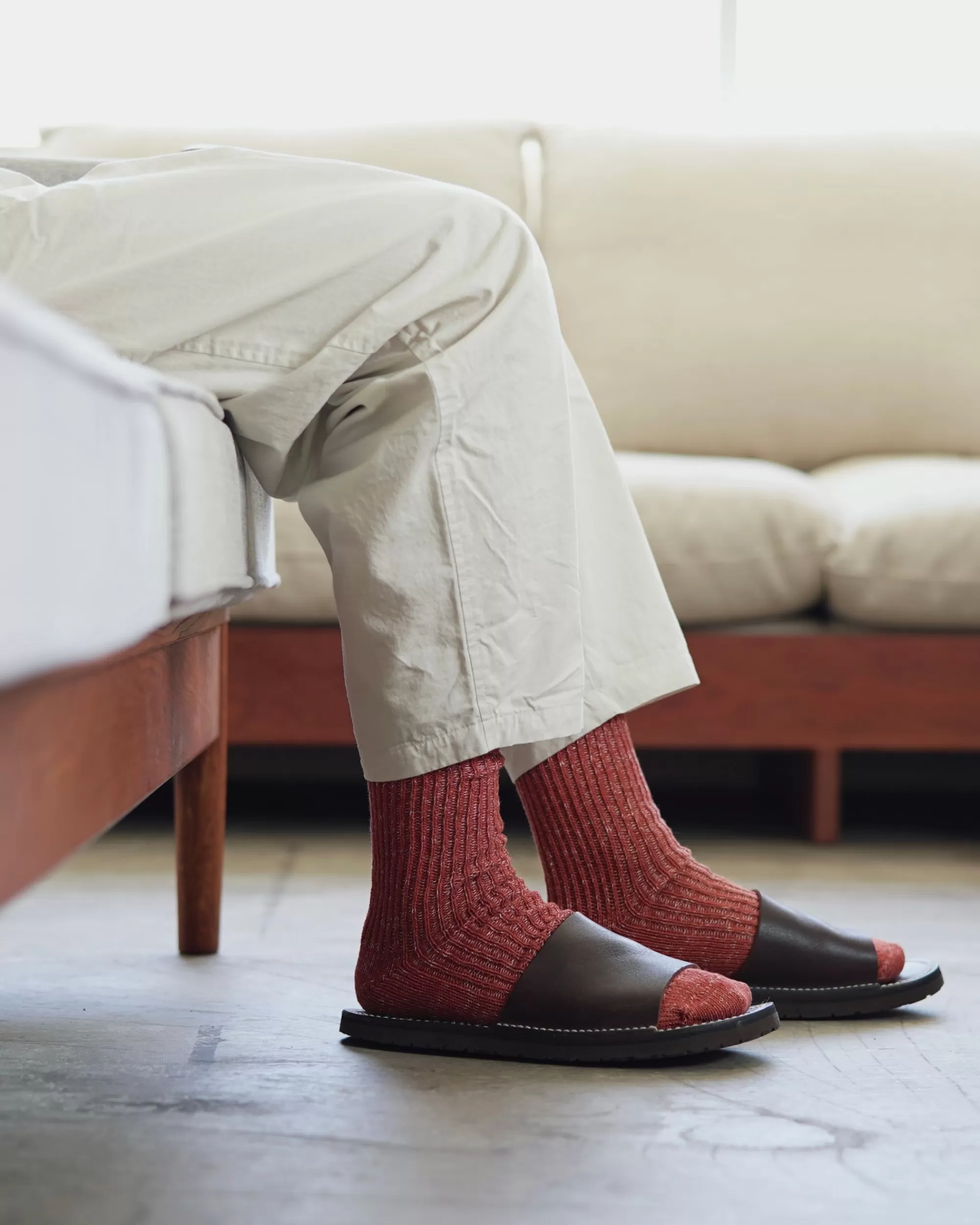 Sale nishiguchi kutsushita : Boston Hemp Cotton Socks