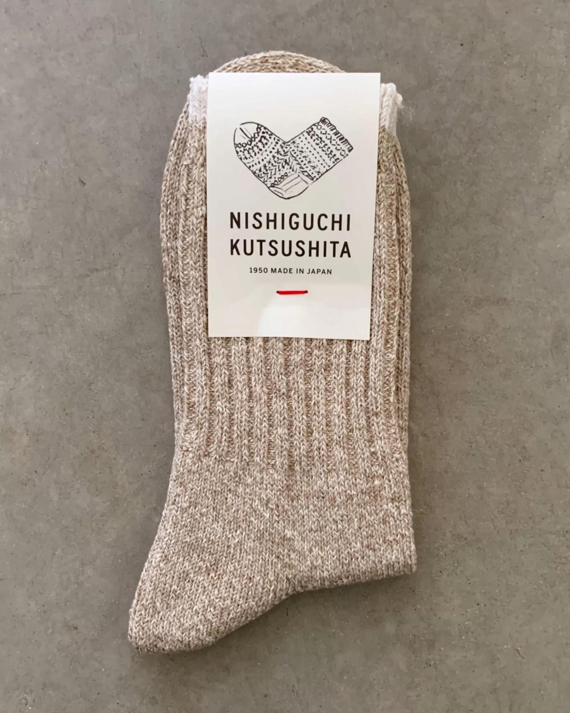 Outlet nishiguchi kutsushita : Boston Silk Cotton Socks