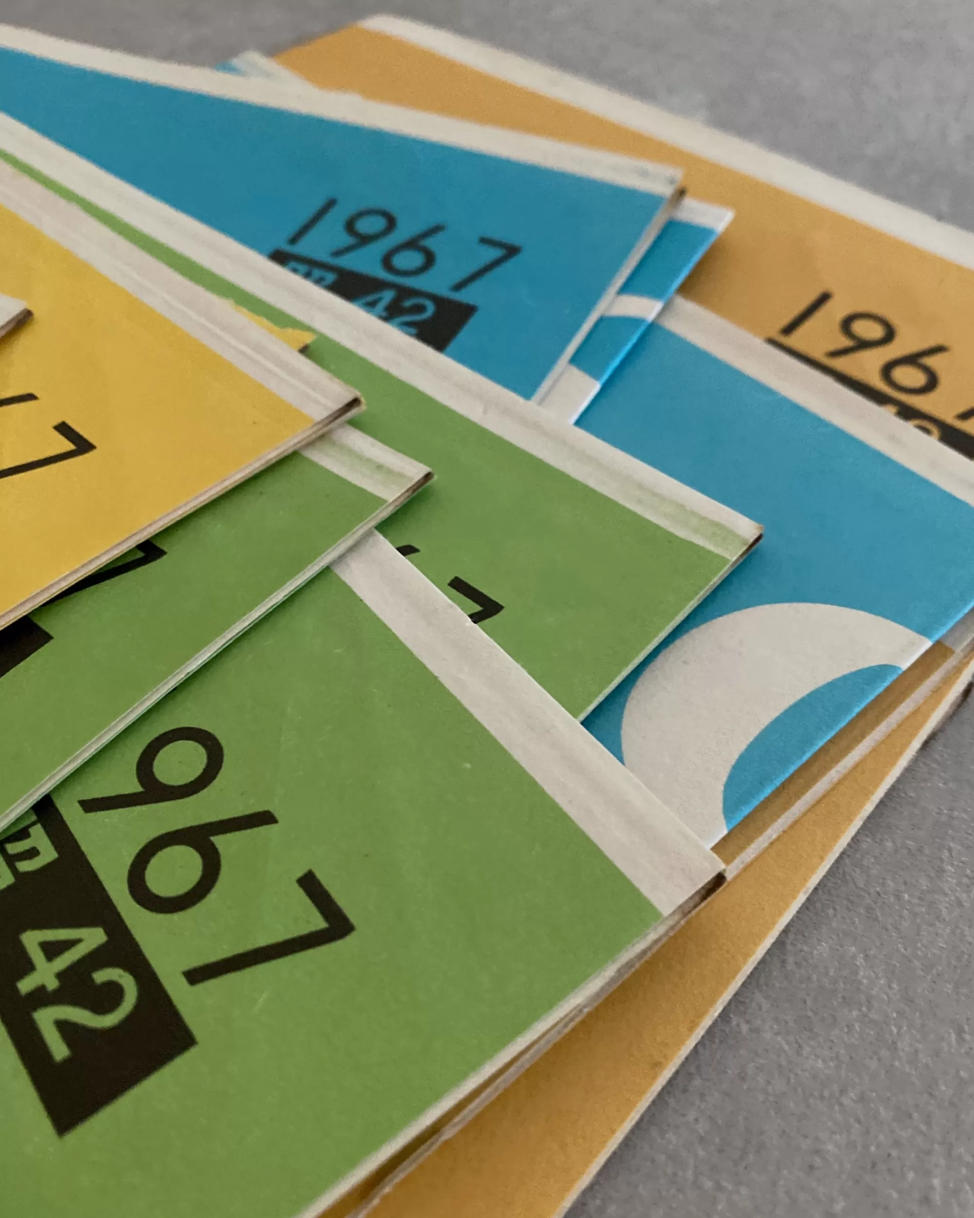 Clearance the maker Sakura Shiki : Vintage Japanese Calendar 1967