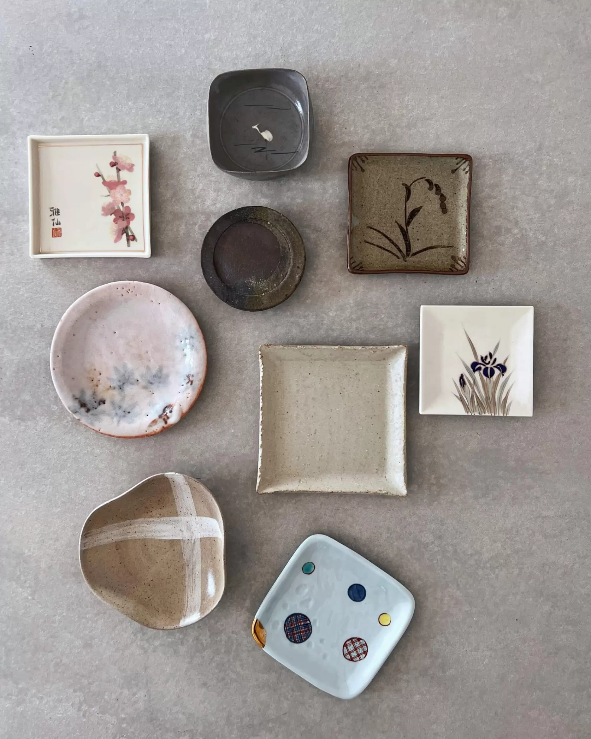 New the maker Vintage Japanese Ceramic Plate