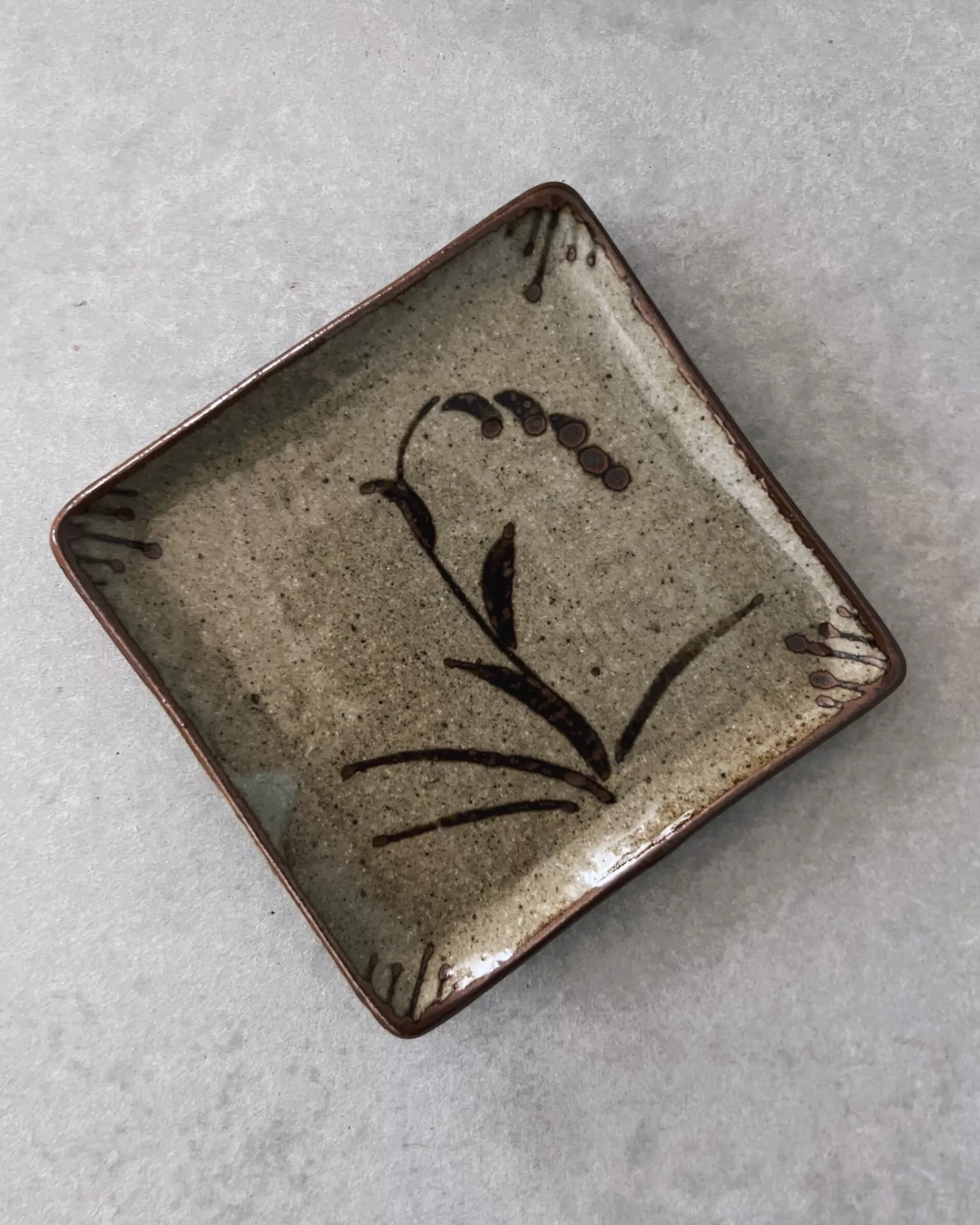 New the maker Vintage Japanese Ceramic Plate
