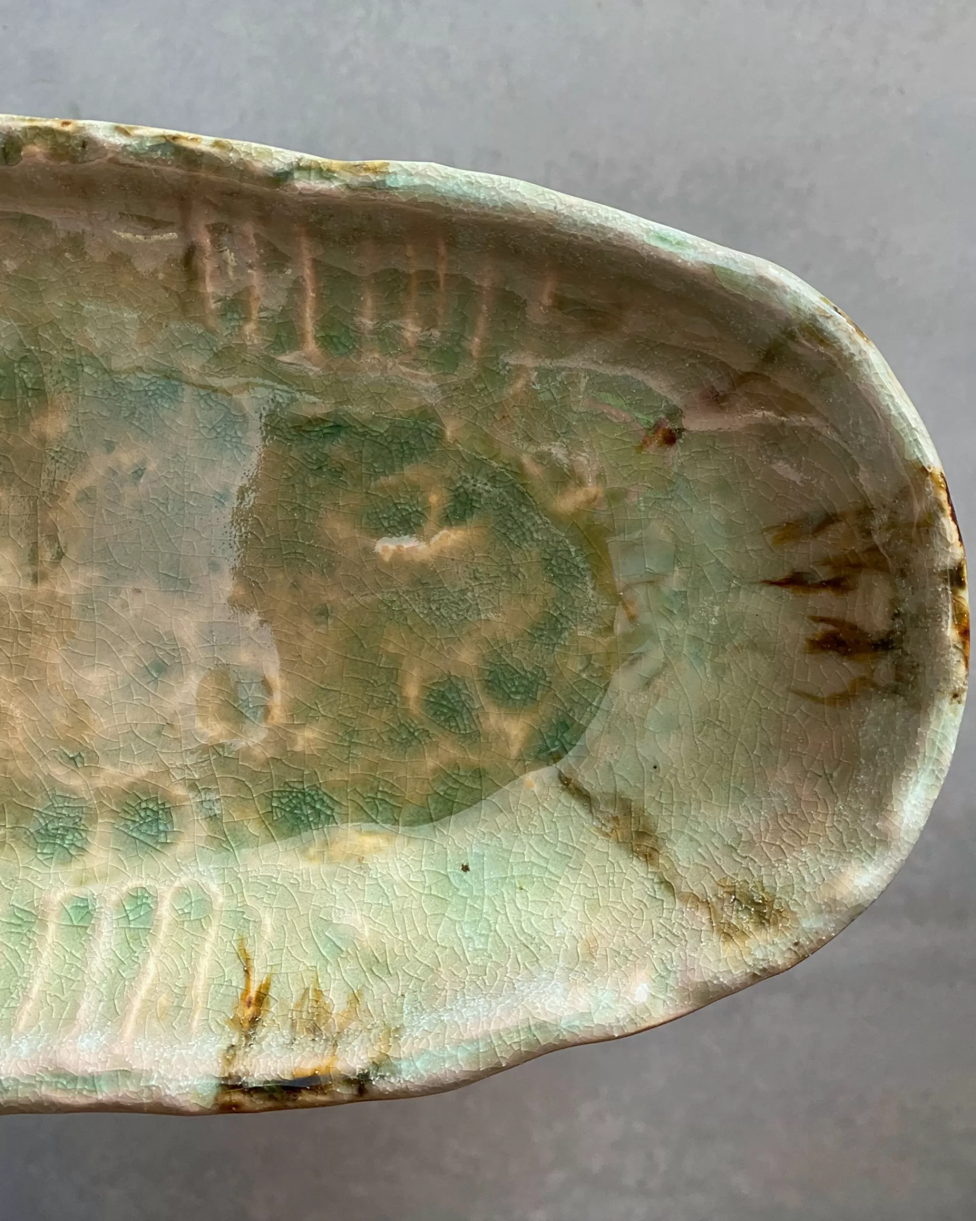 Discount the maker Vintage Japanese Ceramic Platter