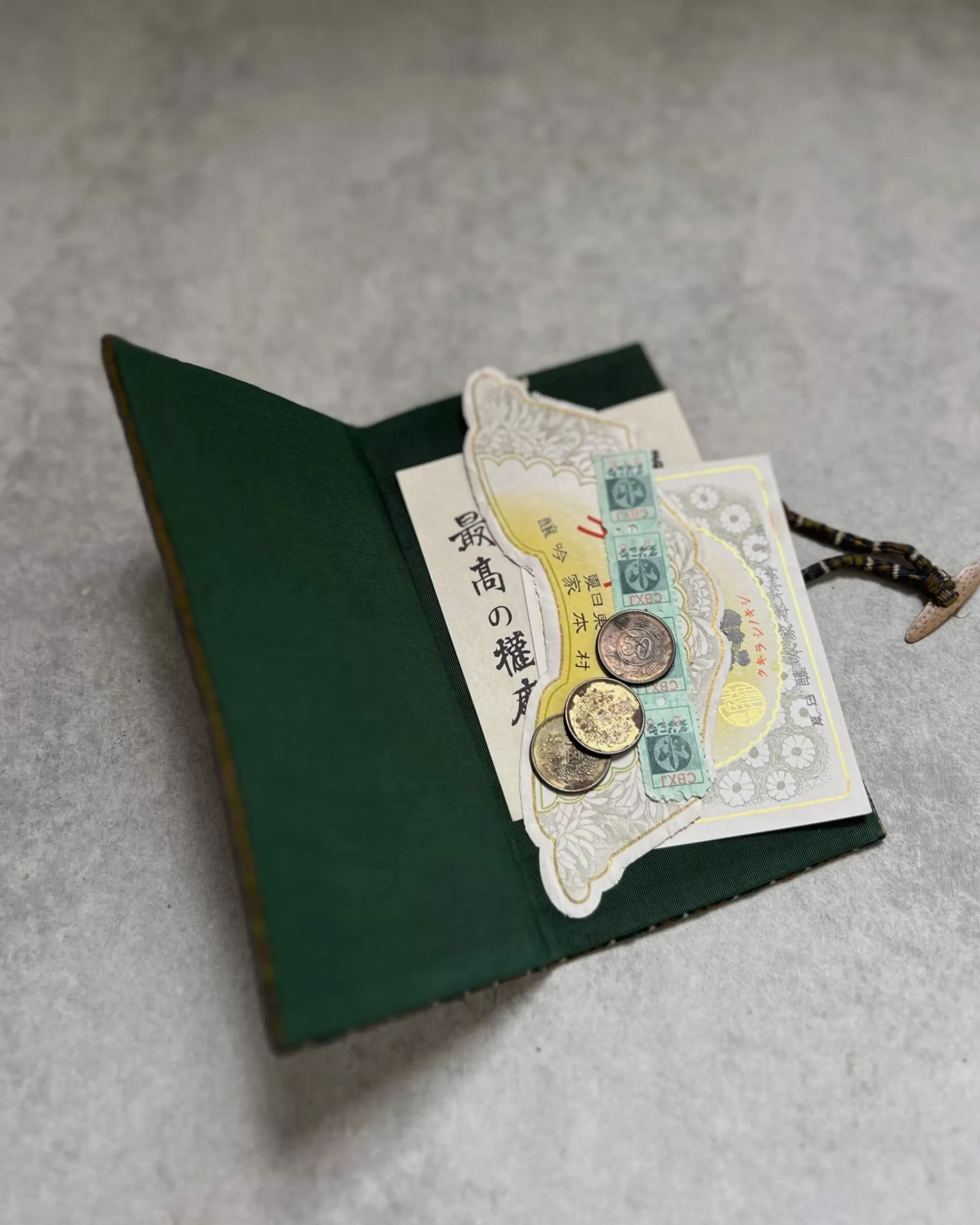 Discount the maker Vintage Japanese Fabric Billfold