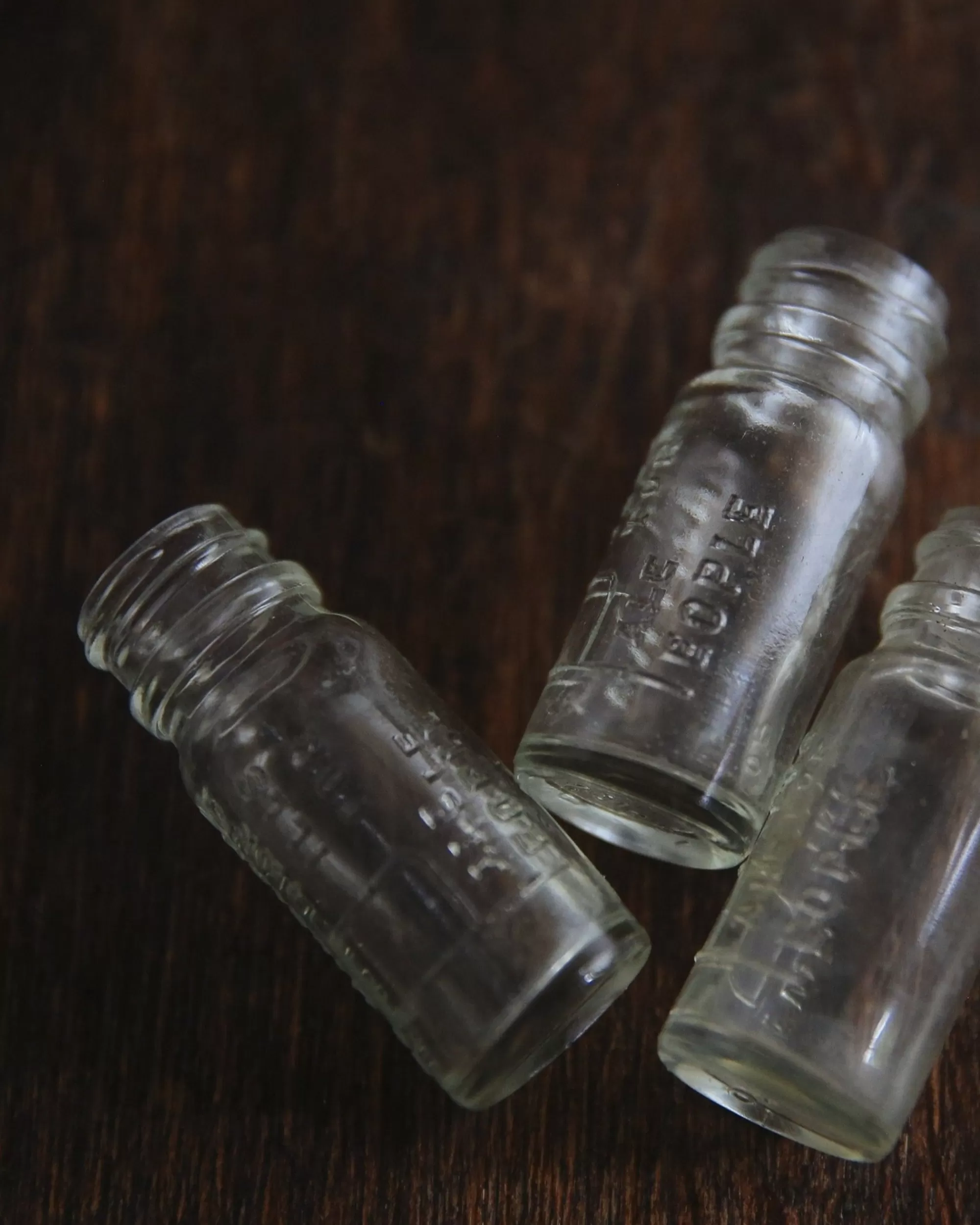 Cheap the maker Vintage Japanese Glass Bottles