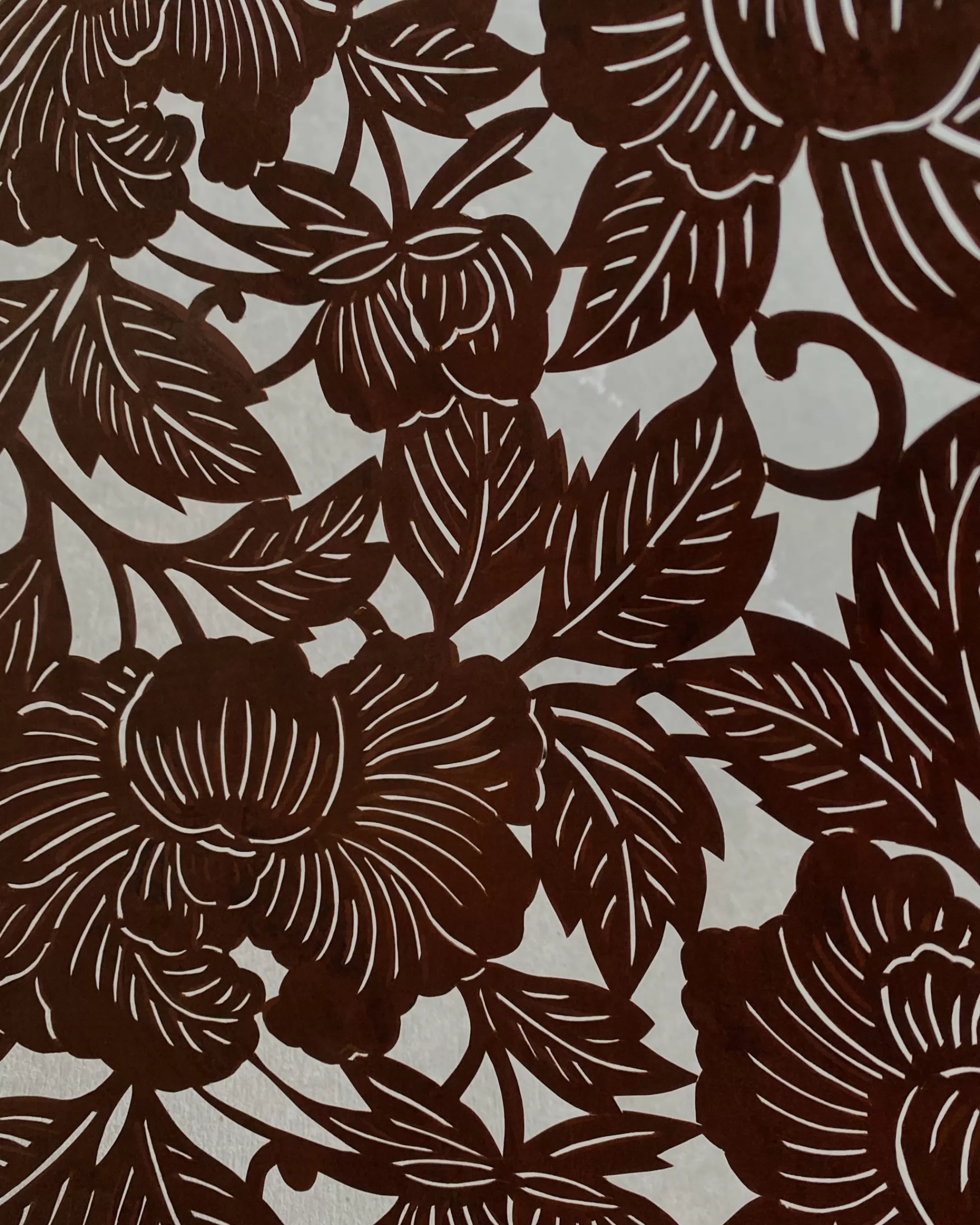 Clearance the maker Vintage Japanese Katagami Stencil