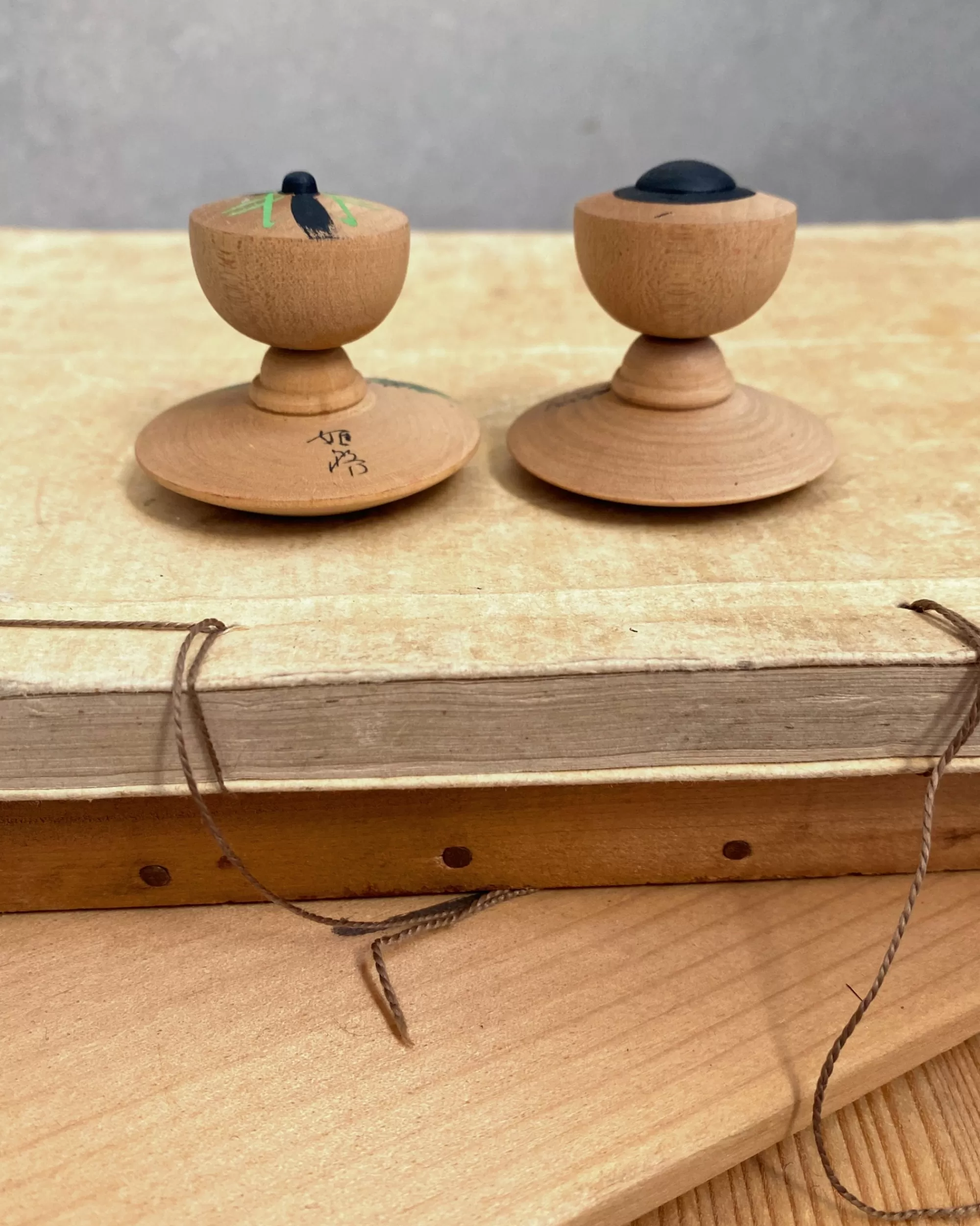 Flash Sale the maker Vintage Japanese Kokeshi Duo
