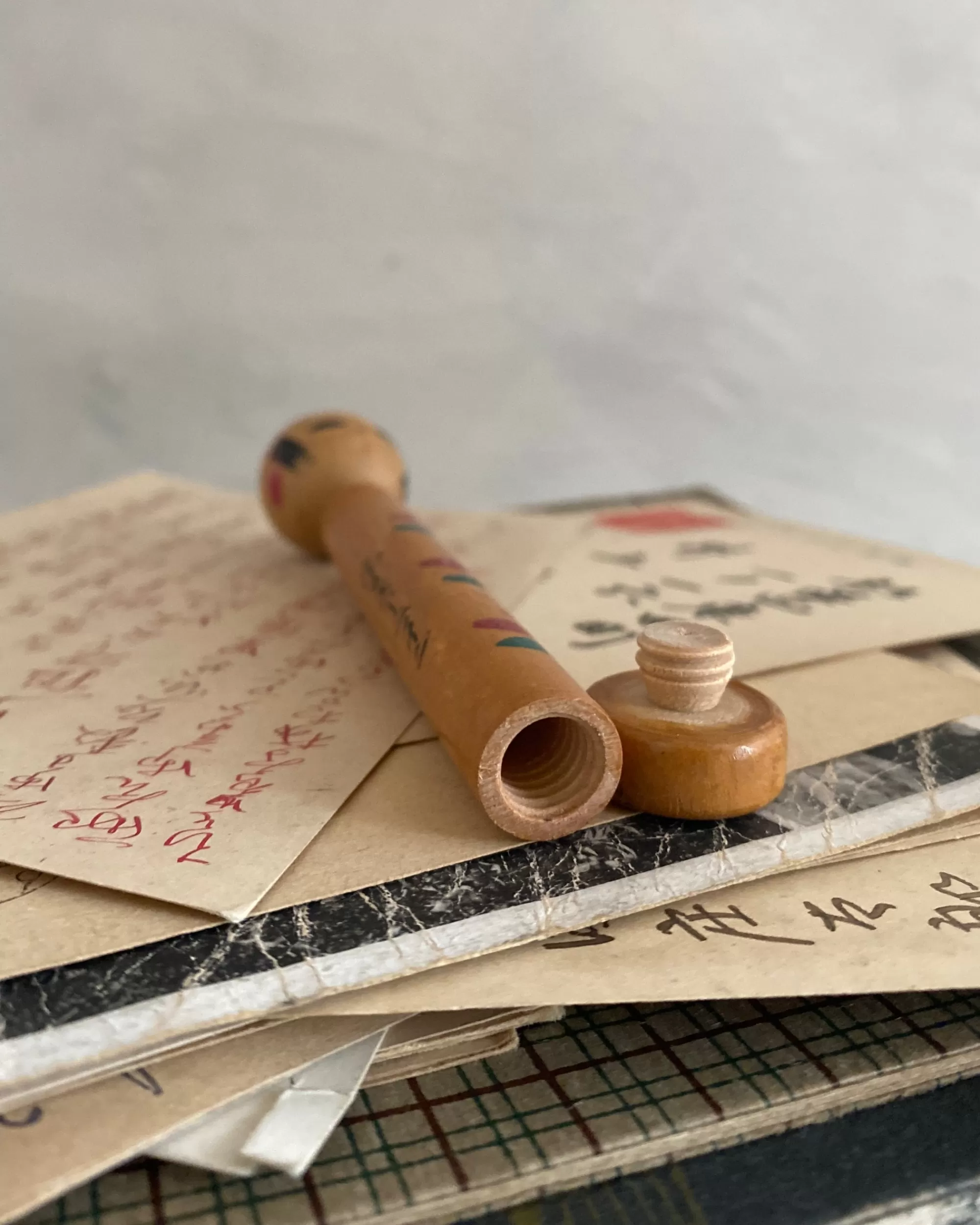 Outlet the maker Vintage Japanese Letter Kokeshi