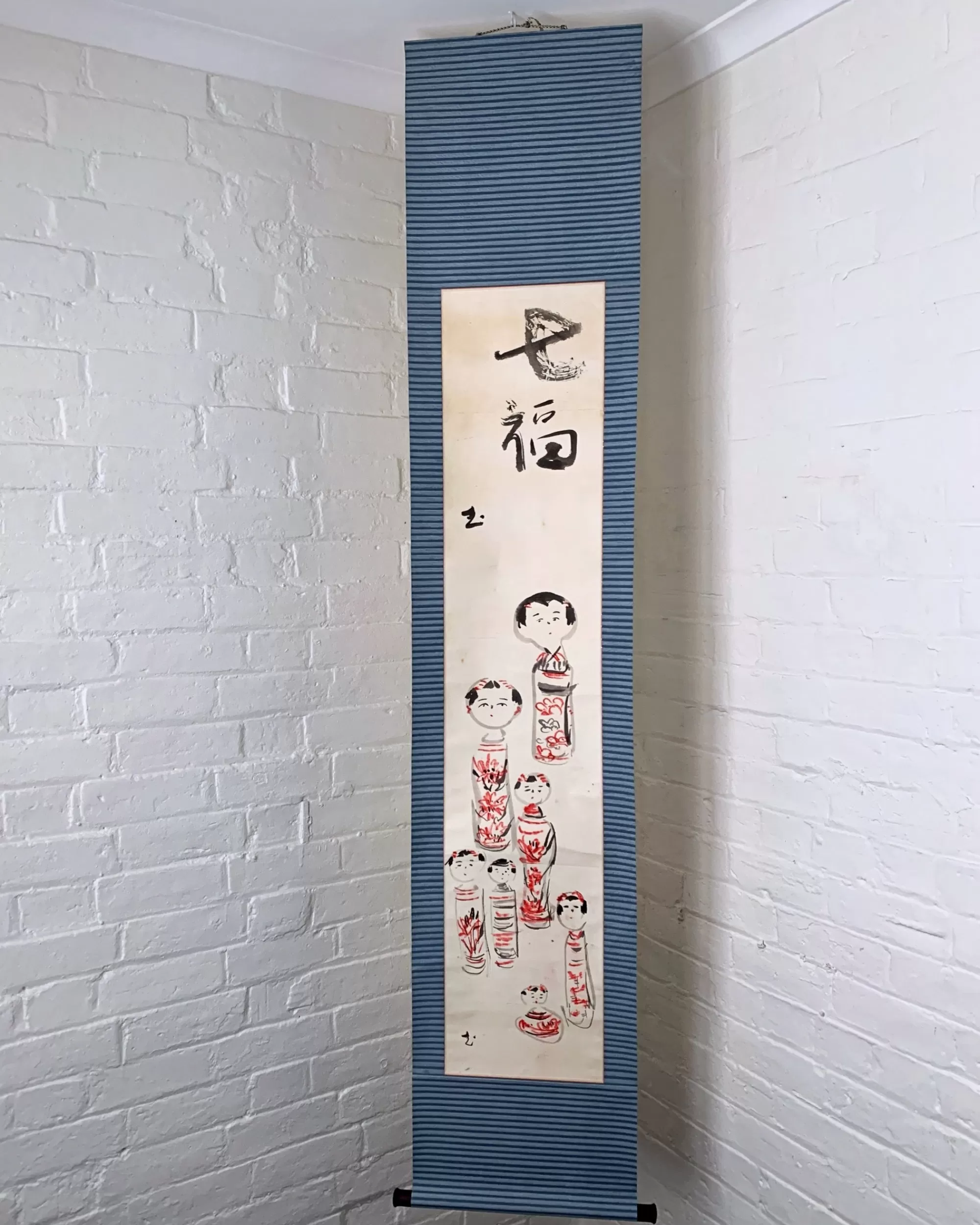 Sale the maker Vintage Japanese Scroll