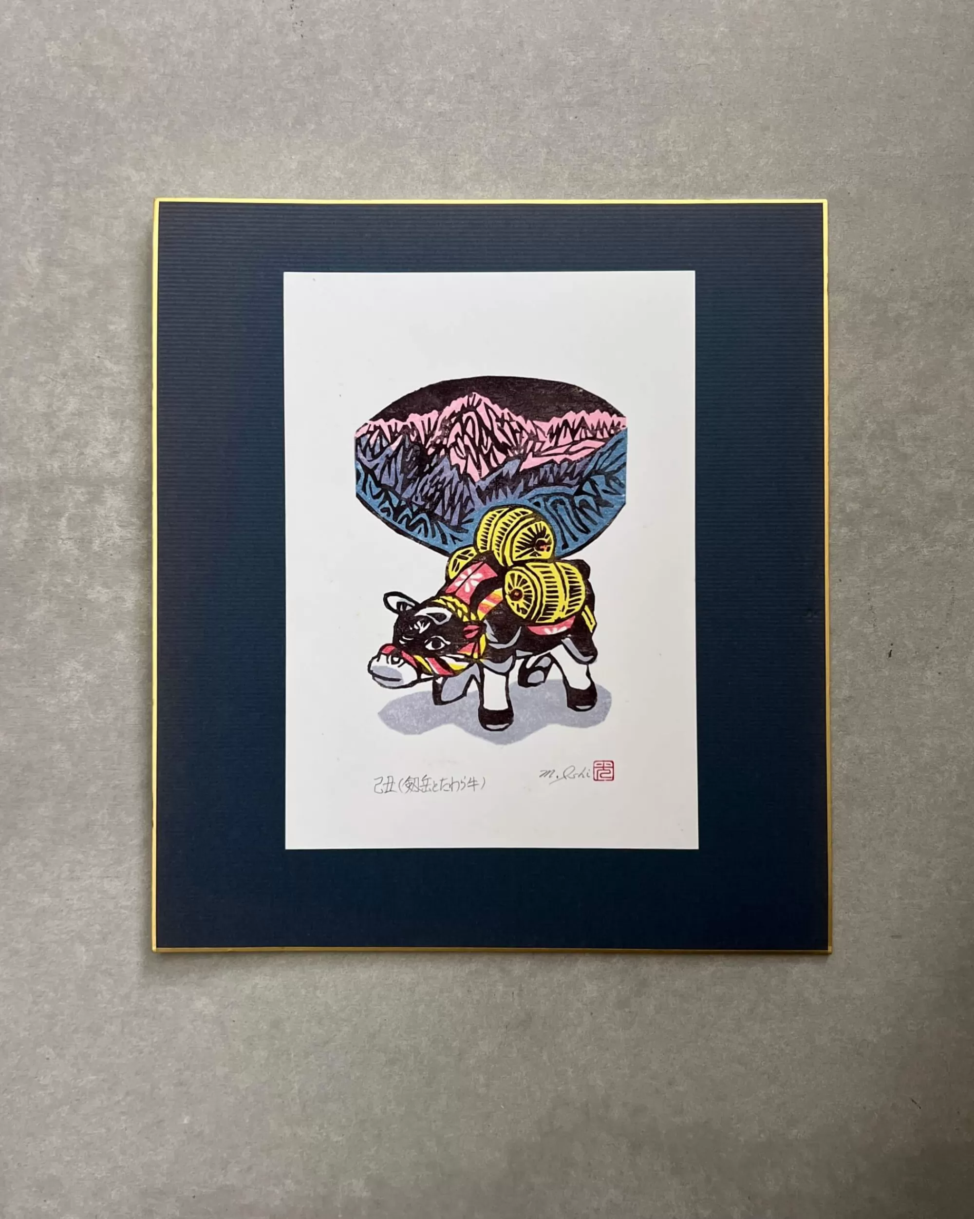 Best Sale the maker Vintage Japanese Shikishi Painting