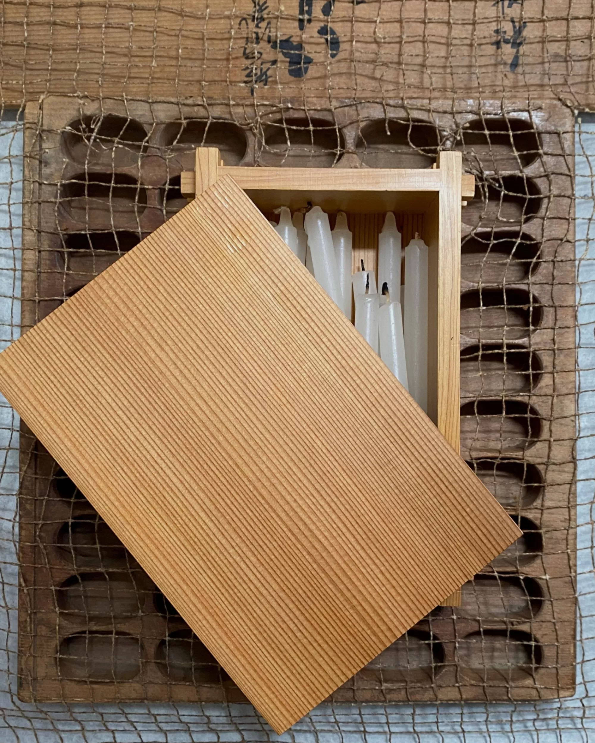Outlet the maker Vintage Japanese Timber Box