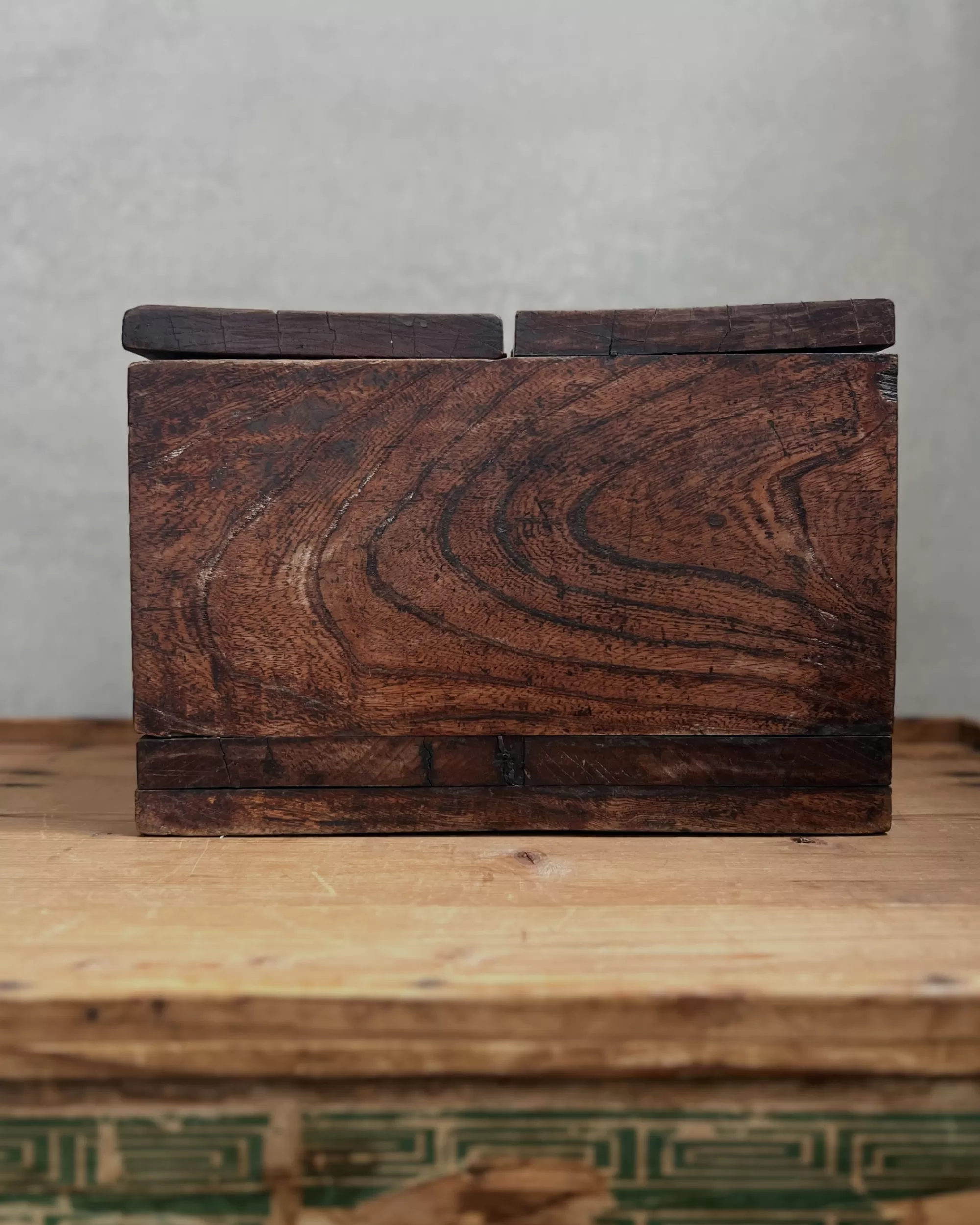 Discount the maker Vintage Japanese Zenibako Merchant's Chest