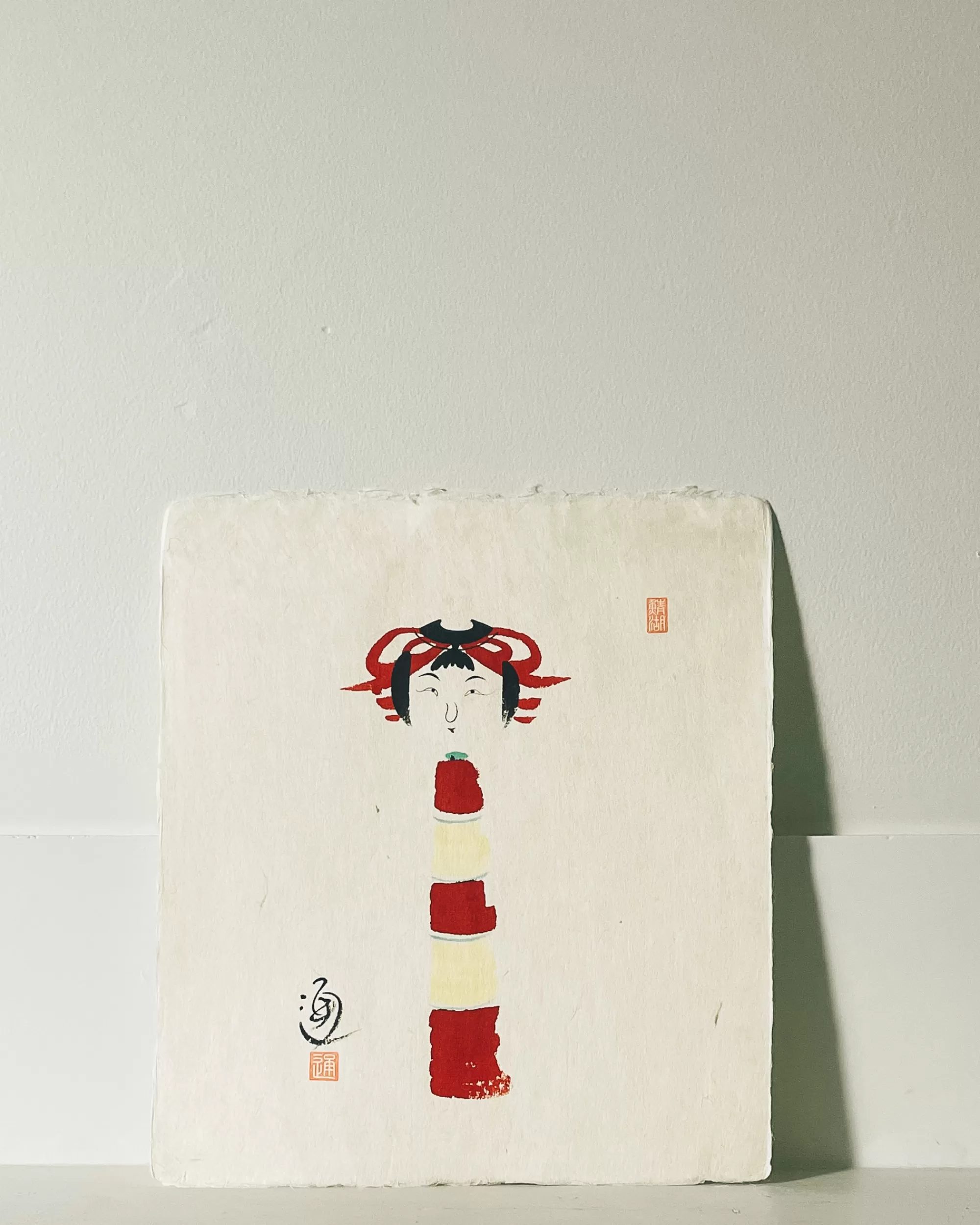 Shop the maker Vintage Kokeshi Painting